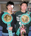 ＜女子ボクシング＞初防衛から一夜、富樫と小関が喜びの会見