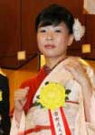 ボクシング女子MVP富樫、着物姿で受賞 2008年度表彰式